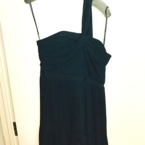 Club Monaco One Shoulder Blue Dress Size 8